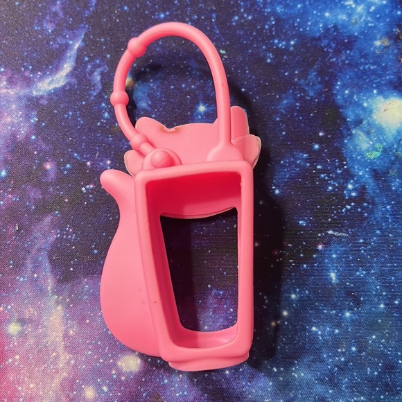 Bath & Body Works Pink Cat Pocketbac Holder - Picture 2 of 3